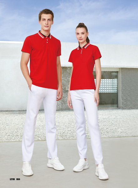 23-2194A/B男女翻领短袖T恤